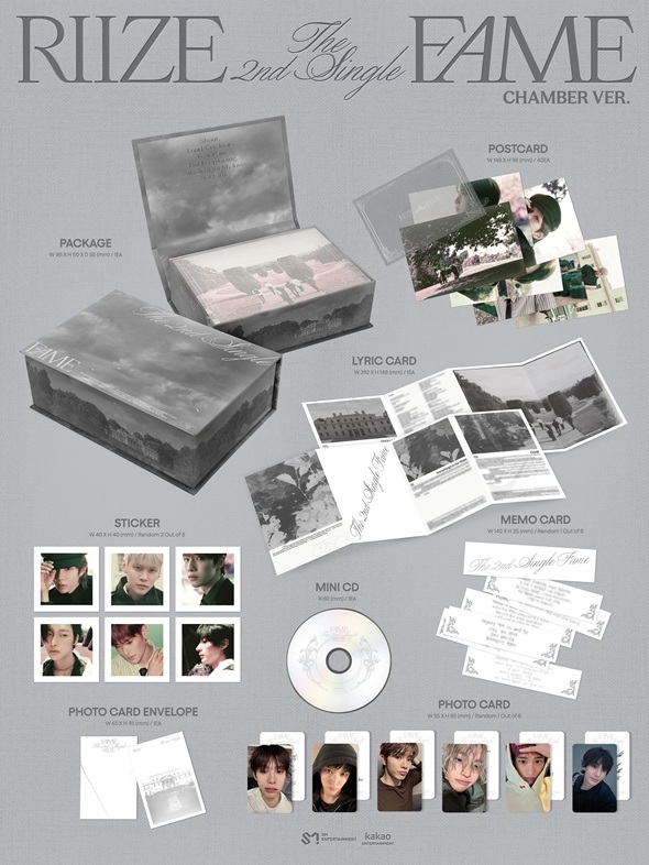 RIIZE The 2nd Single『Fame』日本限定特典付きで2025年12月発売 日本