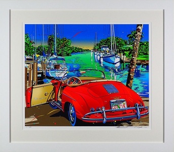 版画 鈴木英人 「フォーエバー マイフレンド2」 シリアルナンバー入り