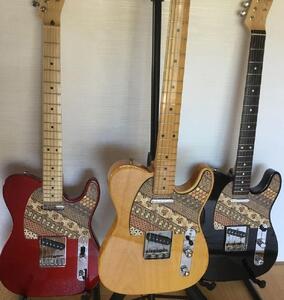 箱根寄木ピックガード Fender Japan テレキャスター用［楽器楽器
