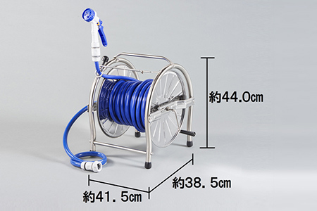 ステンレスホースリール 25m （ホース） [グリーンライフ] 【028P002