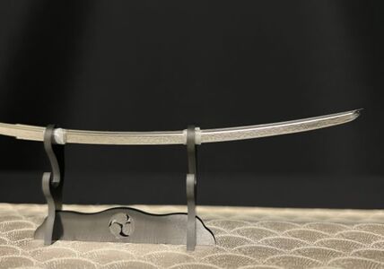 精密日本刀『無銘一文字』(山鳥毛) 刀身 民芸品 工芸品 伝統技術 上杉