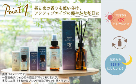 ブレンド精油 2種セット 昼×夜 各10ml 瑞浪市 / 生活の木 瑞浪