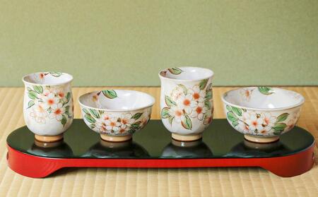 陶あん】京焼・清水焼 夫婦ふくりん茶碗・ふくりん湯呑セット | 京都府