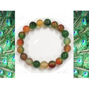 孔雀めのう・彩りのブレスレット【1366560】 | 大阪府和泉市