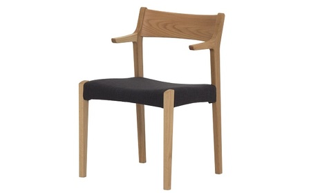 ナガノインテリア ダイニング チェア 『REAL』 DC343-1W 人間工学に