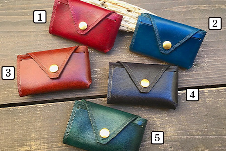 革細工】コンパクトウォレット（レザークラフト） C-53 | 佐賀県鹿島市