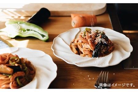 波佐見焼】7寸輪花皿 プレート 白 2枚セット 食器 皿 【イロドリ