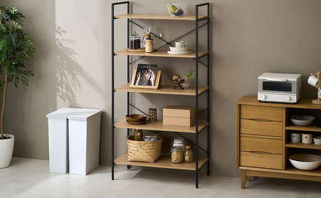 オープンラック ベーシックラック BRC-8016 ナチュラル アイリス