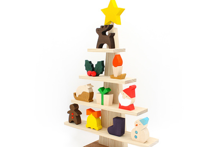 ステージツリー 木製クリスマスツリー＜あきた芸術村 森林工芸館