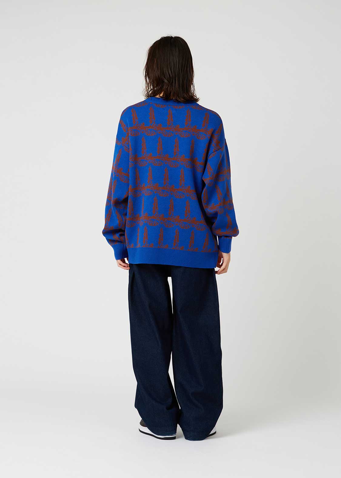 イカクダンス｜ウォッシャブルジャカードニット｜ユニセックス