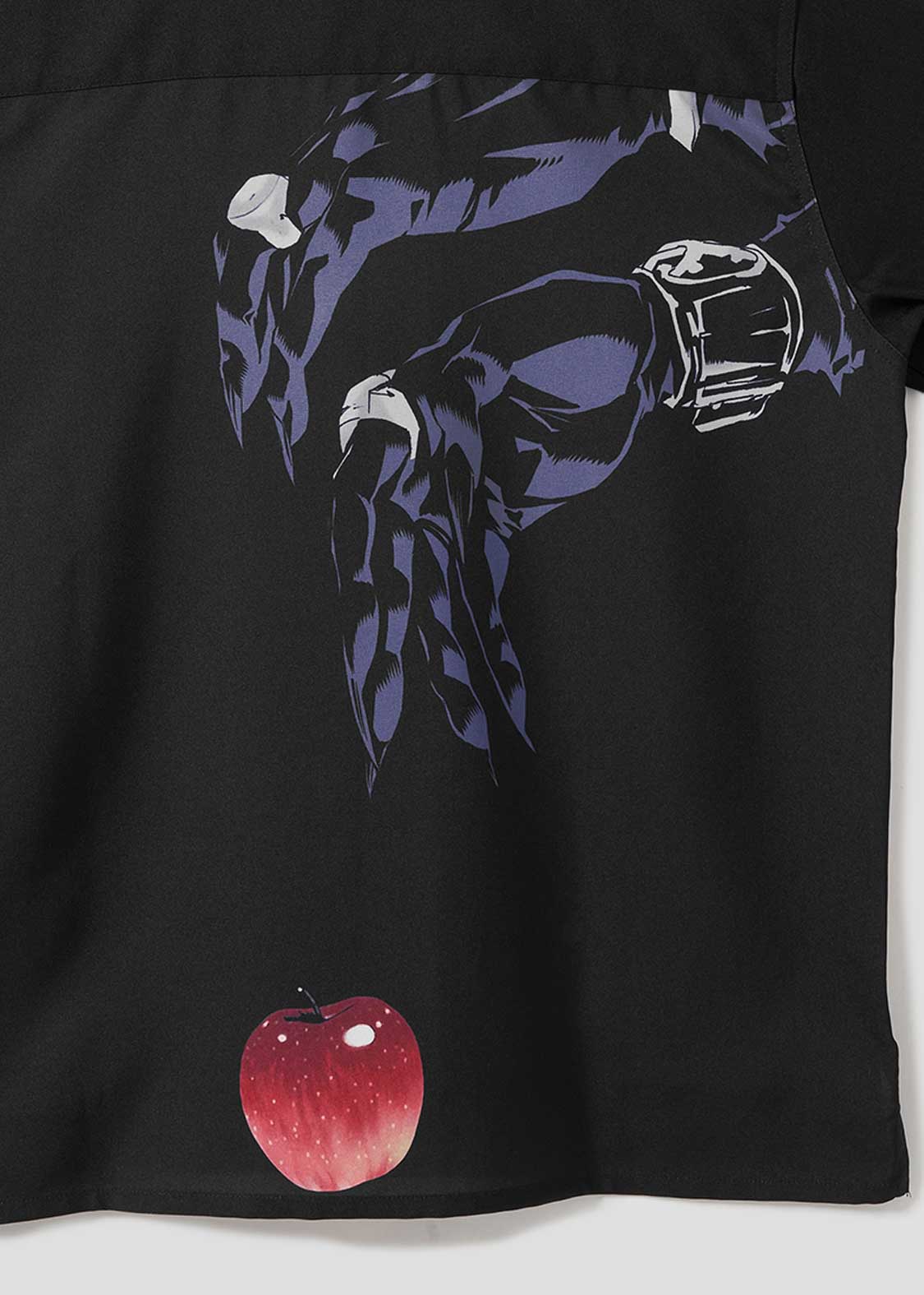 リンゴ｜ビッグシルエットオープンカラーシャツ｜ユニセックス