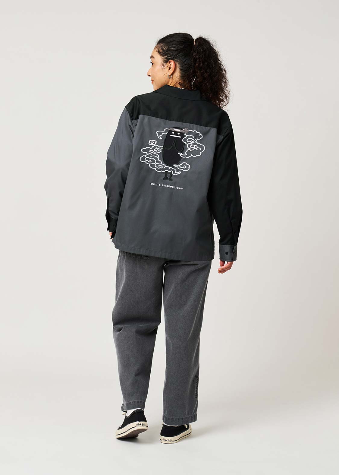 ビューティフルシャドーシノビ｜Wポケットビッグシャツ｜ユニセックス