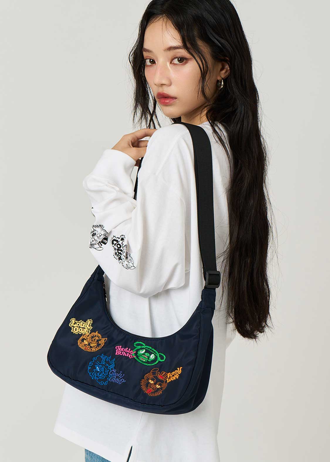 Softkittens Face｜ミニショルダーバッグ｜ユニセックス｜グラニフ