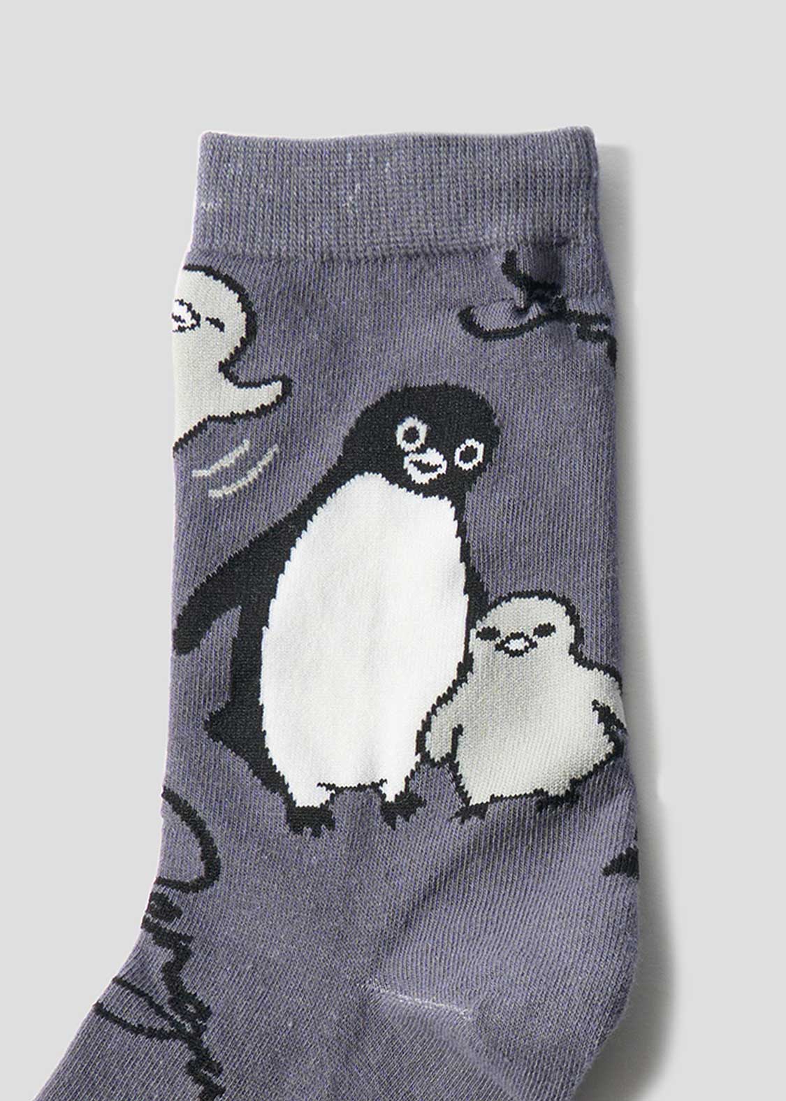 Penguin Life パターン｜ミドルソックス｜ユニセックス｜グラニフ