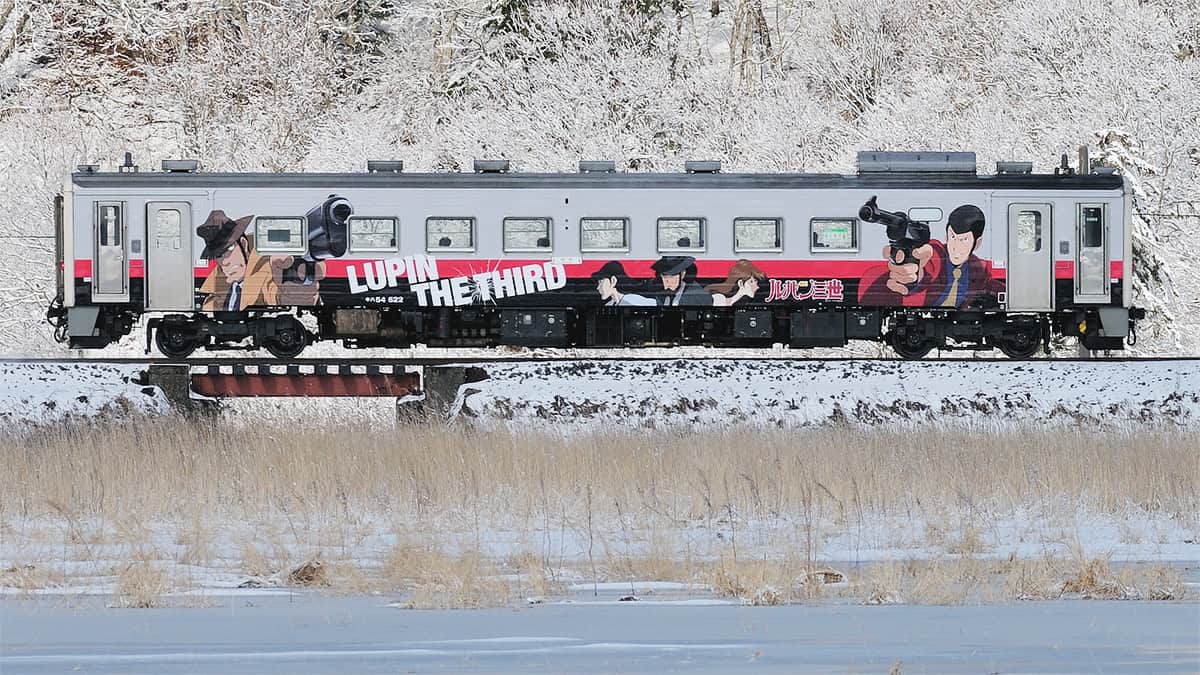 キハ54 522が「ルパン三世ラッピングトレイン」に｜鉄道ニュース｜2012