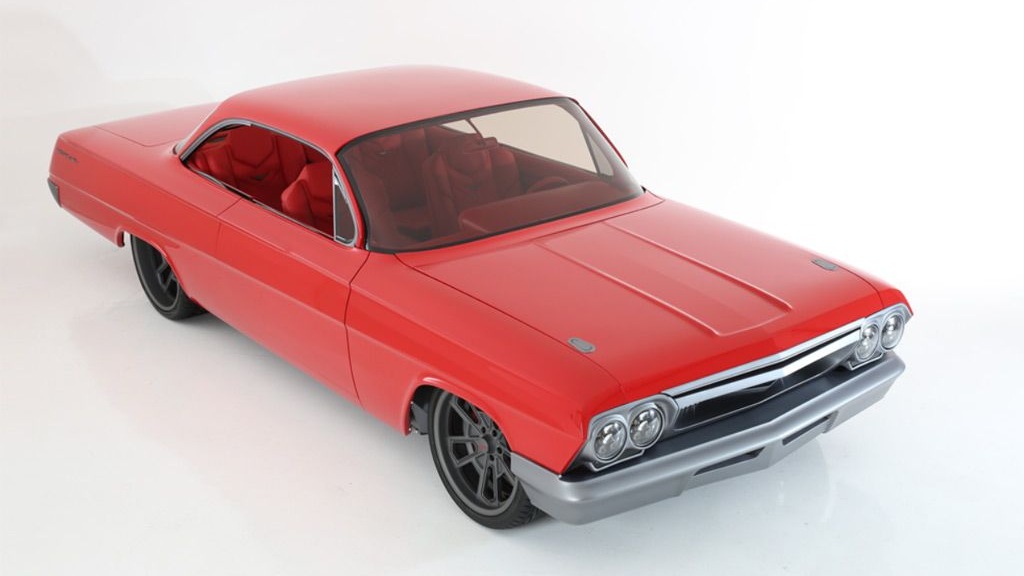 Jay Leno brings a 1962 Bel Air bubble-top beauty into the garage