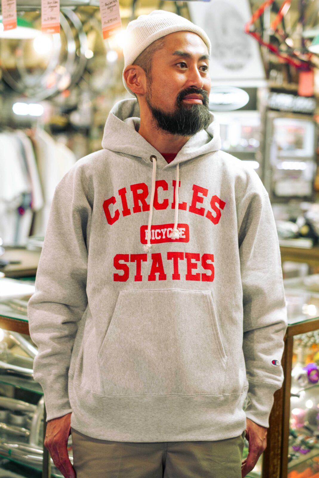 CHAMPION別注①】Circles Hoodie | Circles／名古屋の自転車屋サークルズ