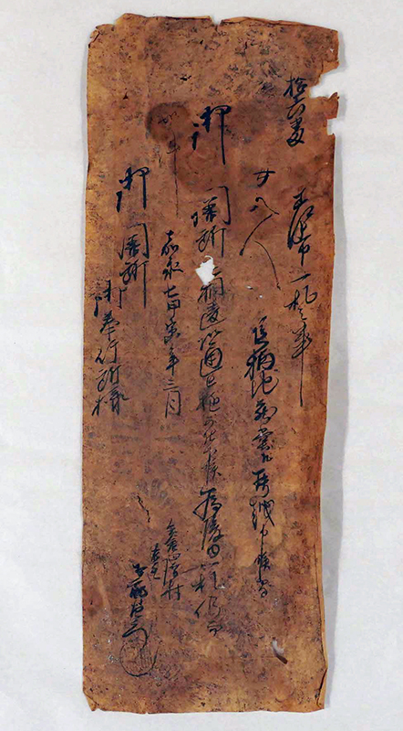 常設展室内トピック展示】あしがらの古文書 矢倉沢村田代家文書