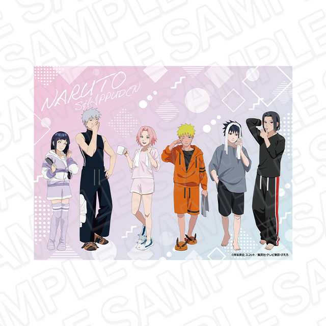 NARUTO」寝起きのナルト、朝シャンのサスケ、あくびのカカシ!? 6名の