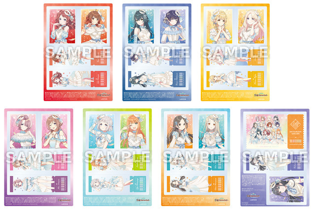 白と青のドレスに身を包んだ13人のアイドル♪ 絶対に欲しい！ 学マス