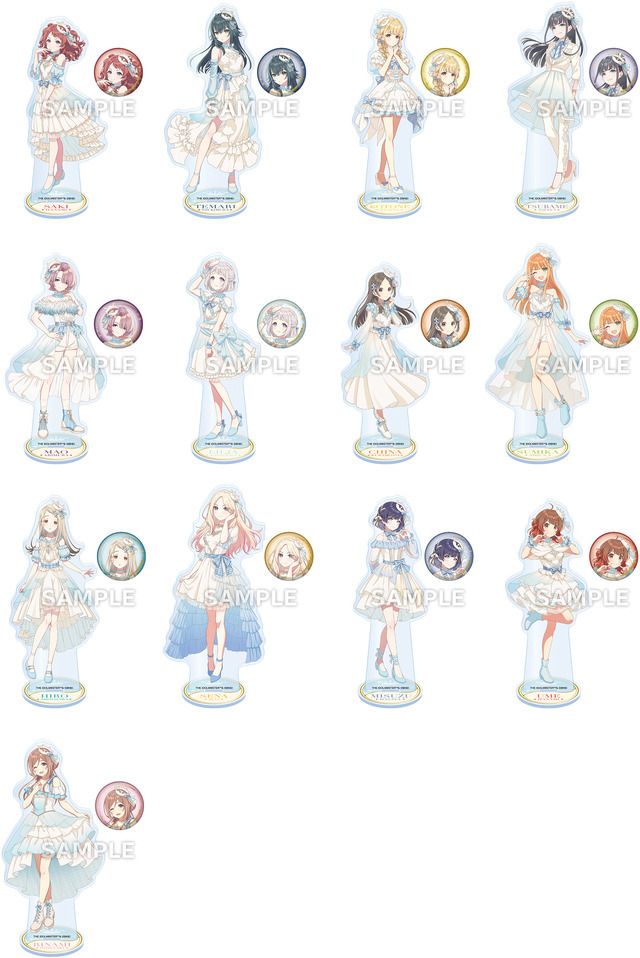 白と青のドレスに身を包んだ13人のアイドル♪ 絶対に欲しい！ 学マス