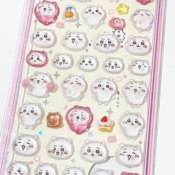 ちいかわ」ぷっくり感がたまらない♪ ボンボンドロップシールが人気