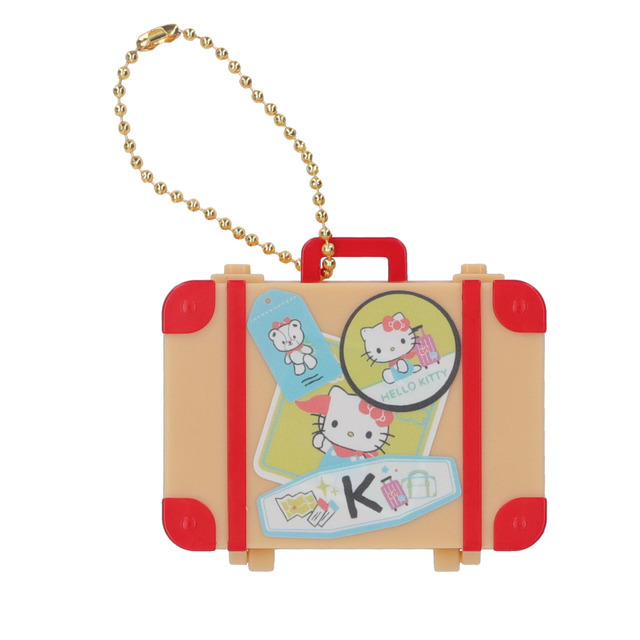 サンリオ」キティ、ポムポムプリンが雪だるまに♪ トランク型チャーム