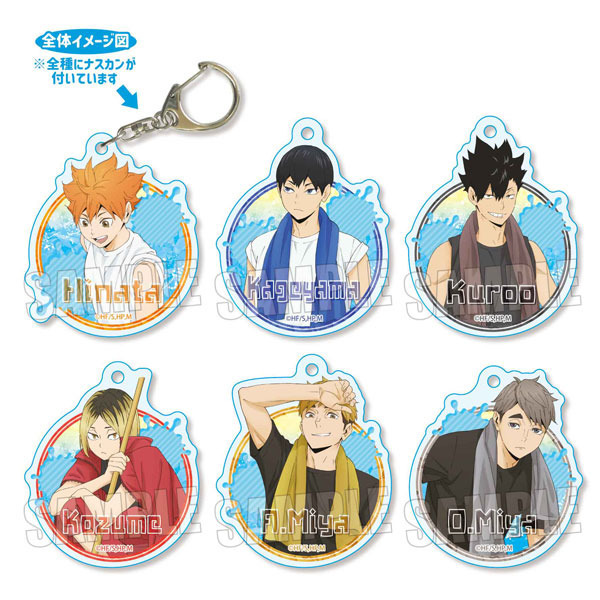 ハイキュー!!」日向＆影山らとプール掃除♪ 清涼感たっぷりなアクキー