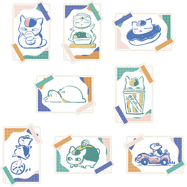 夏目友人帳」夏目や名取周一、的場静司らが鳥と戯れる癒やしデザイン