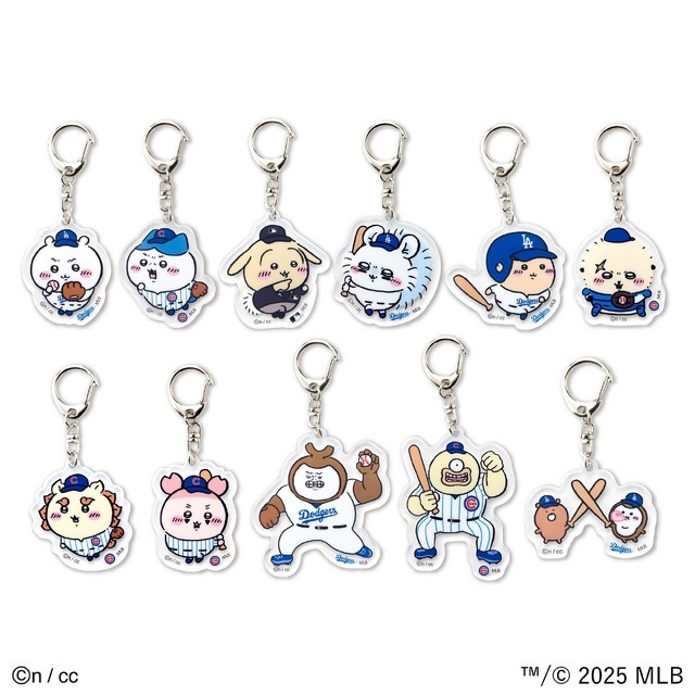 ちいかわ、ハチワレ、うさぎがドジャース、カブスに!? 「ちいかわ×MLB