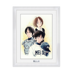 あだち充「タッチ」＆「MIX」明青学園の主役たちを高品位美術印刷技術