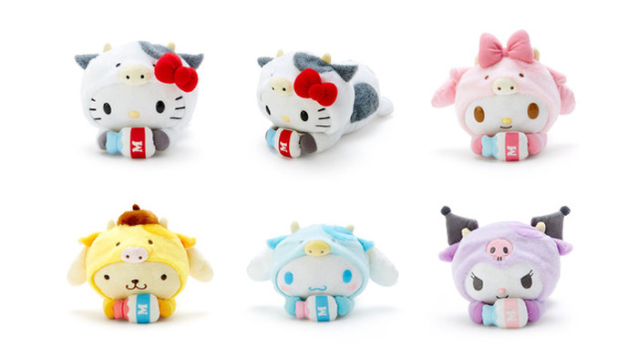 ハローキティ、マイメロ、シナモンたちが“丑（うし）”に変身！ 新年に