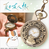 夏目友人帳」ニャンコ先生が懐中時計に♪ 15周年記念ロゴをデザイン