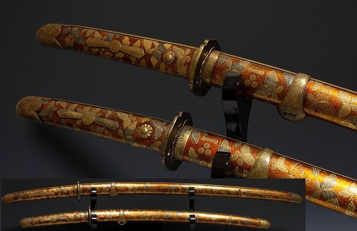 総蒔絵大小拵 大名道具 江戸期 | 伝統的甲冑や刀剣武具・鎧・古美術品
