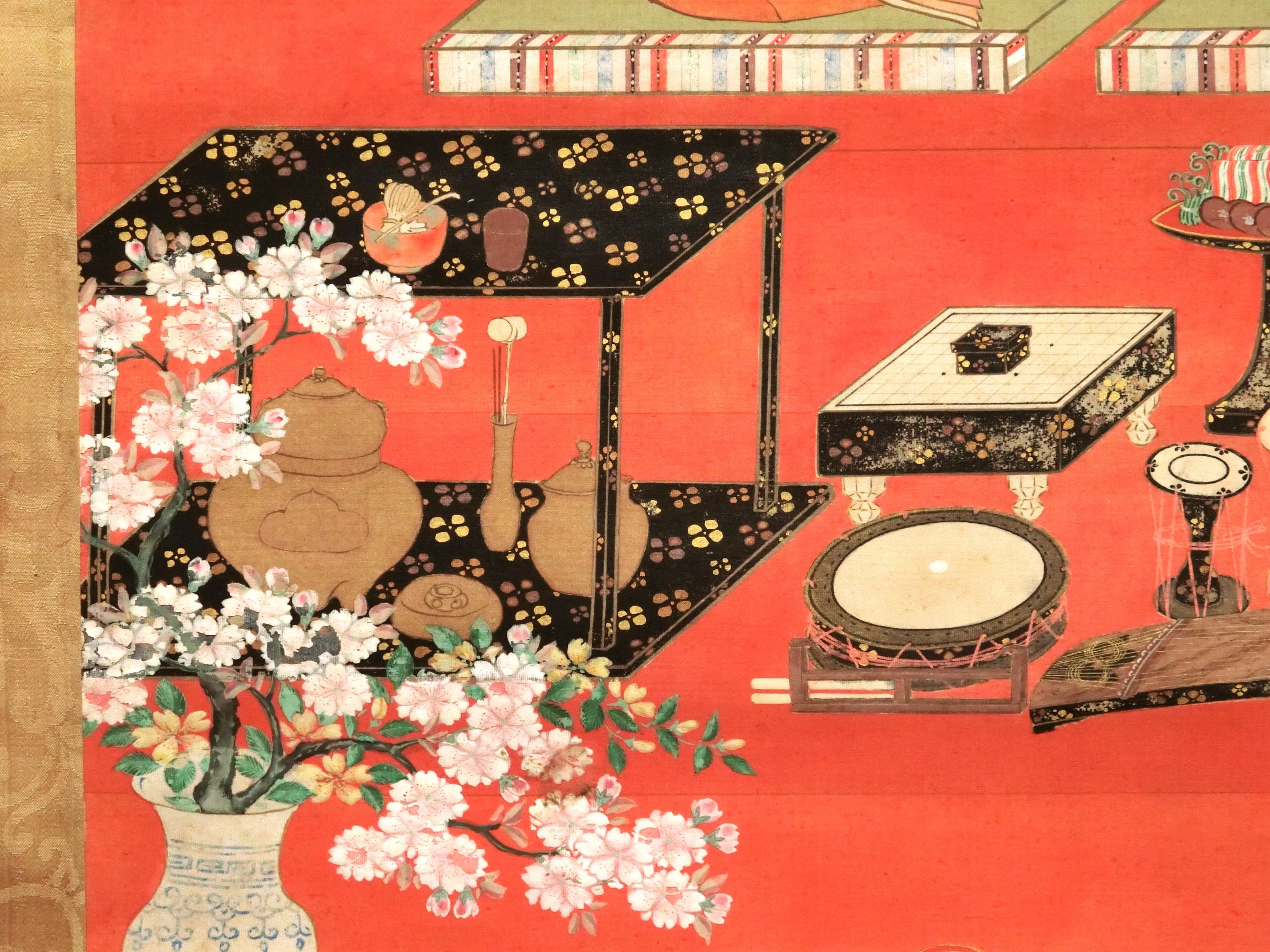 作品詳細: 狩野洞庭教信雛飾り図