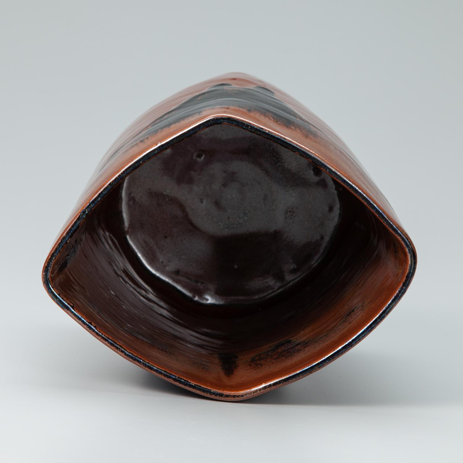 高取焼口四方水指｜茶の美