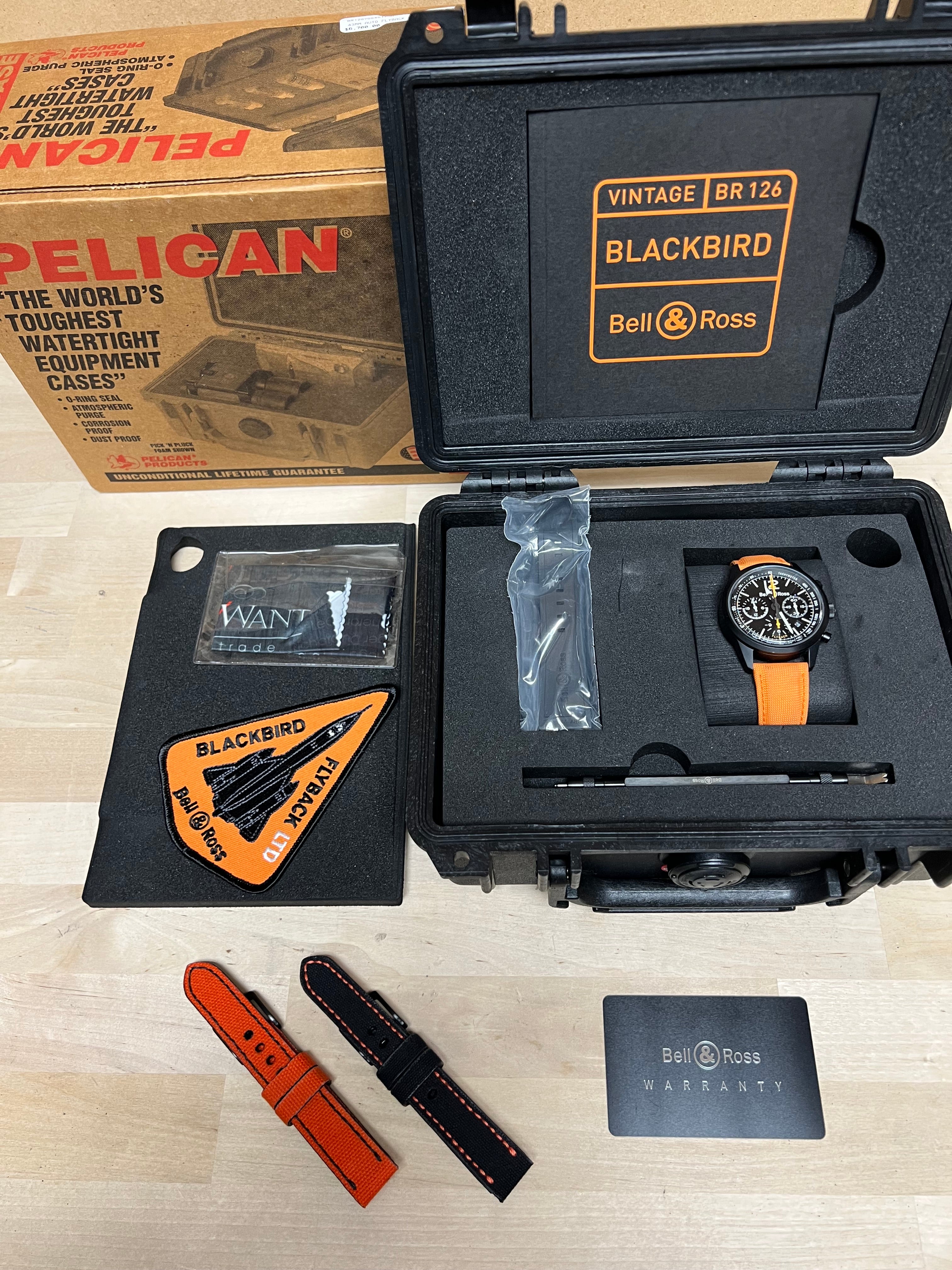 Bell & Ross Vintage BD126 Blackbird Flyback Limited Edition BR126