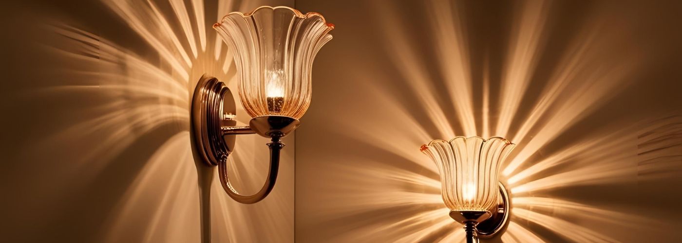 壁掛けブラケット｜フロアや廊下を隅から美しく照らすシャンデリア