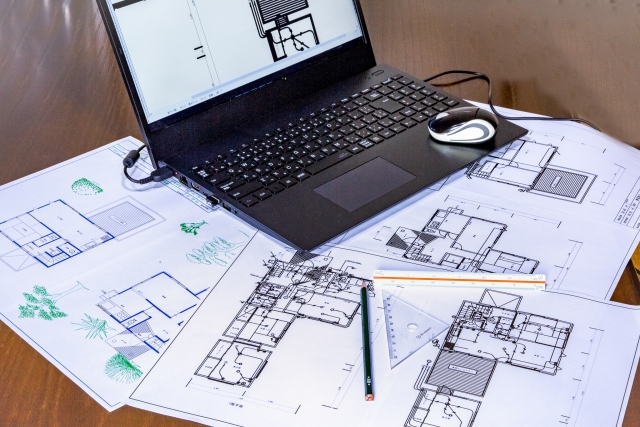図面の英語表記一覧表！設計図の図面指示英語（土木・建築・機械・電気