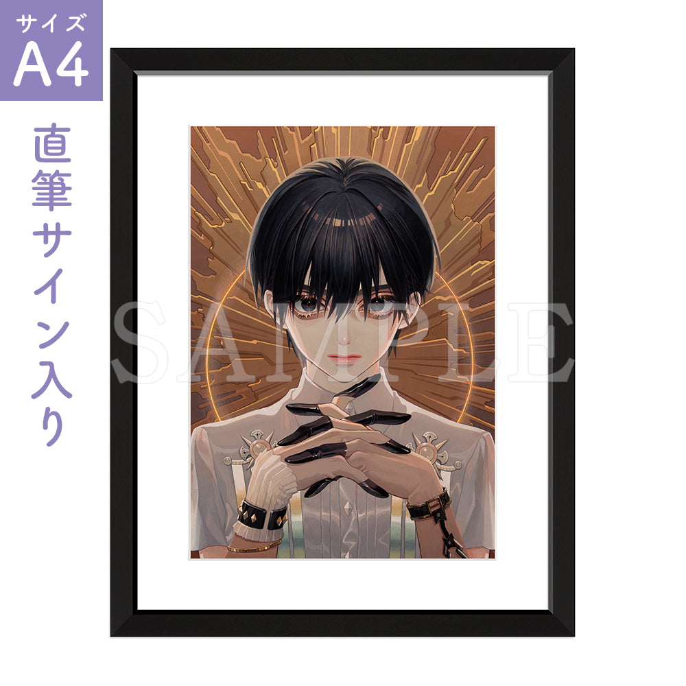 かずちこ キャラファイン『Glove』 ｜直筆サイン入りA4キャラファイン