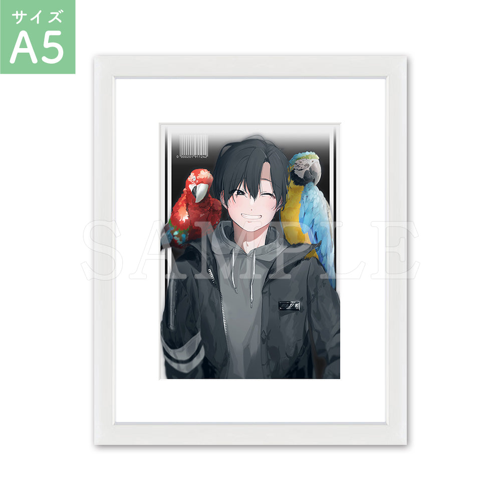 直筆サイン入りキャラファイングラフ LaLa2018年7月号 赤髪の白雪姫