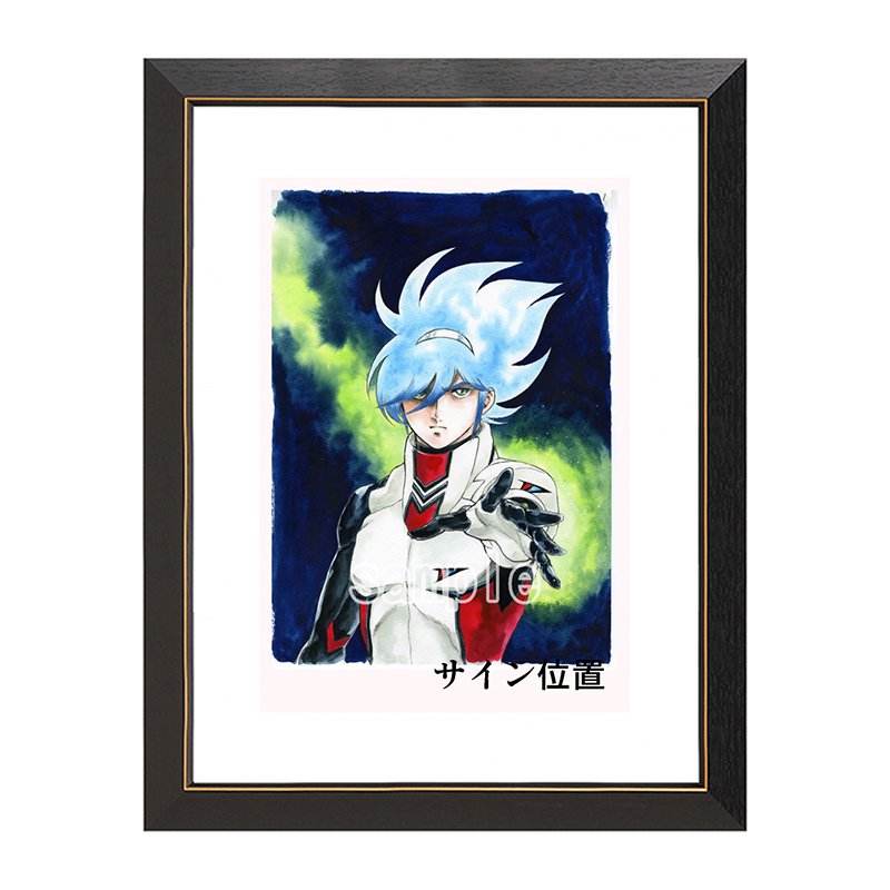 みちきんぐ 直筆サイン入りA3キャラファイングラフ みちきんぐ 直筆