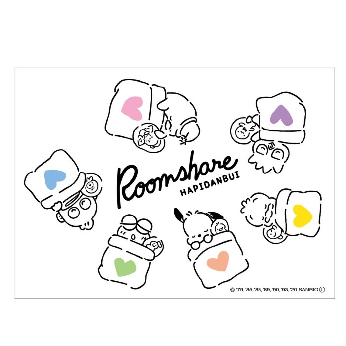 サンリオのユニット「はぴだんぶい」ヴィレヴァン限定グッズが販売中