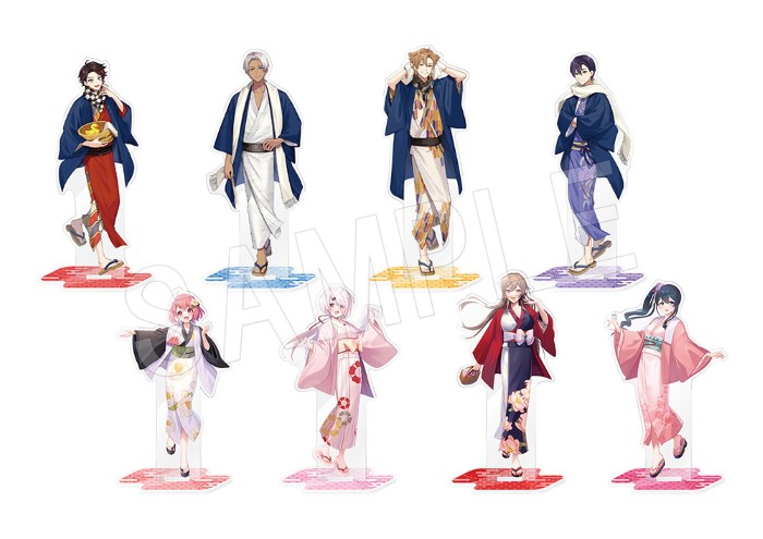 にじさんじ」×極楽湯・RAKU SPAコラボキャンペーン開催！”ととのう”8人