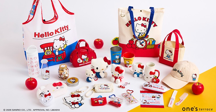ハローキティ」グッズが約100種類大集合！「one'sterrace」で店頭