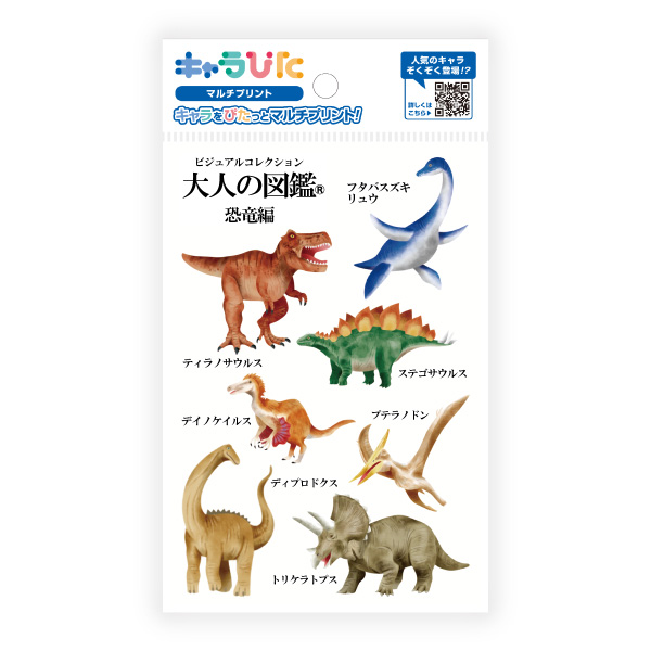 大人の図鑑 マルチプリントシート はがきサイズ(KJM-C-202307-ha4