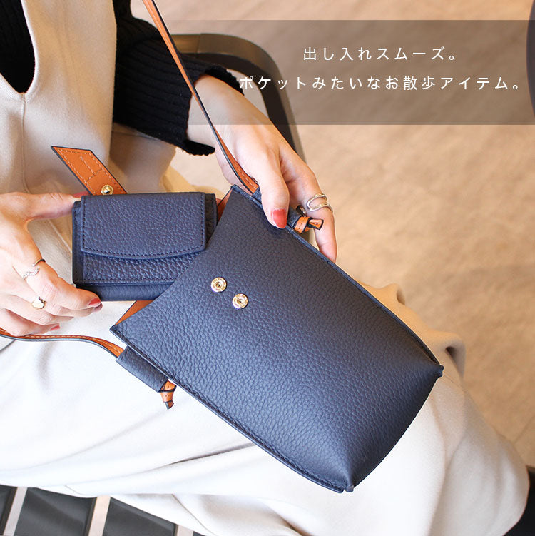 本革 スマホショルダー スマホポーチ レディース レザー ショルダー
