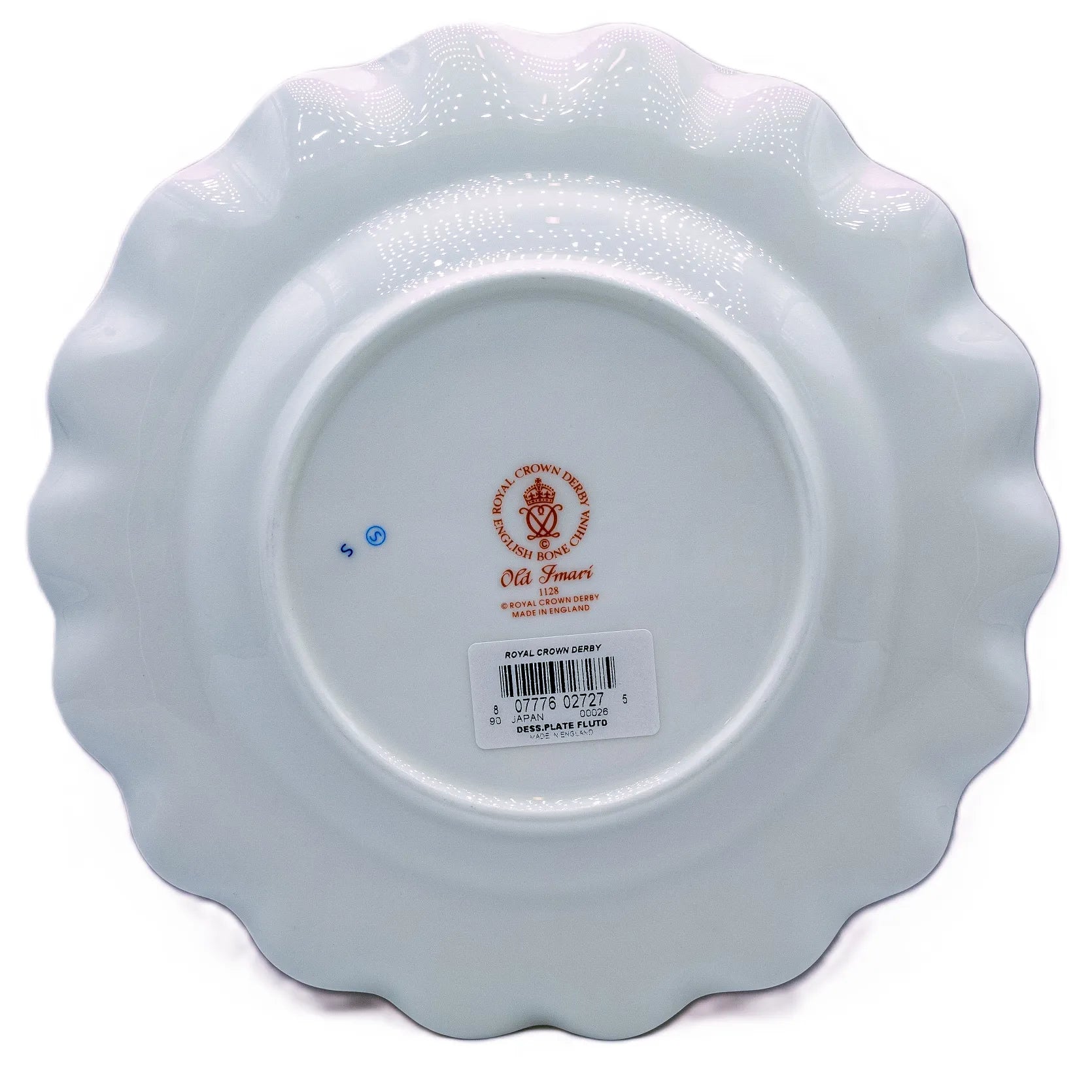 Royal Crown Derby Imari 1128 Fluted Dessert Plate - Charterwells