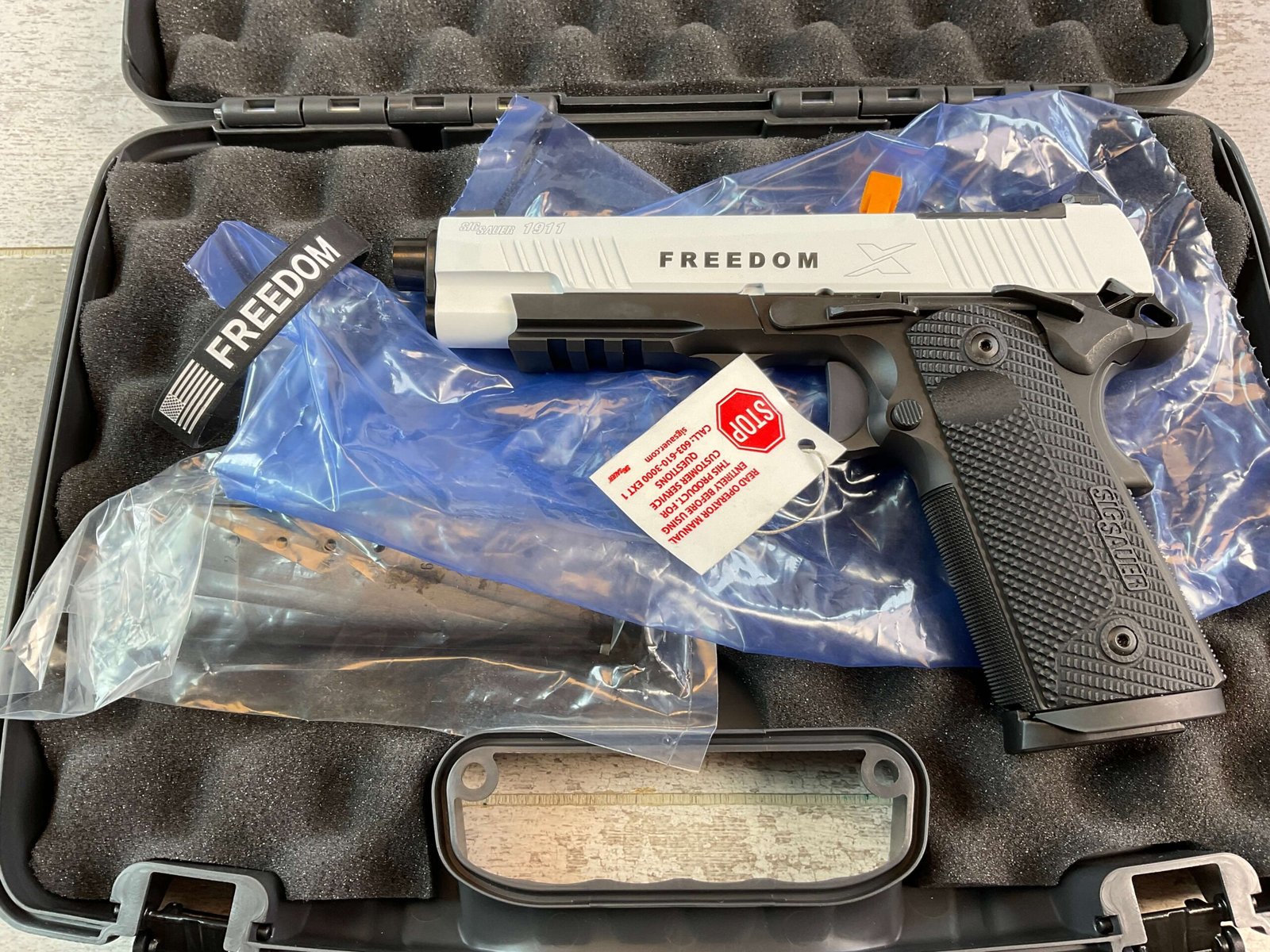 SIG SAUER 1911X LIMITED EDITION FREEDOM SERIES 45ACP PISTOL