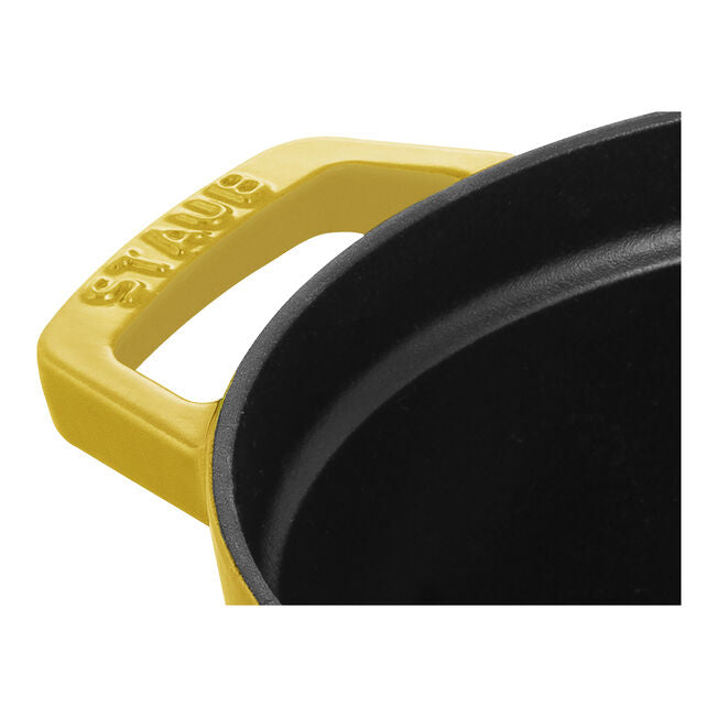 ストウブ 鋳物ホーロー鍋 ピコ・ココット 18 cm, ラウンド, シトロン